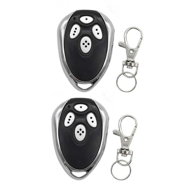 2 st fjärrkontroll för garageport för Alutech AT-4 AR-1-500 och AT-4 ASG1000 AT4-motorer vid 433 MHz rullande kod