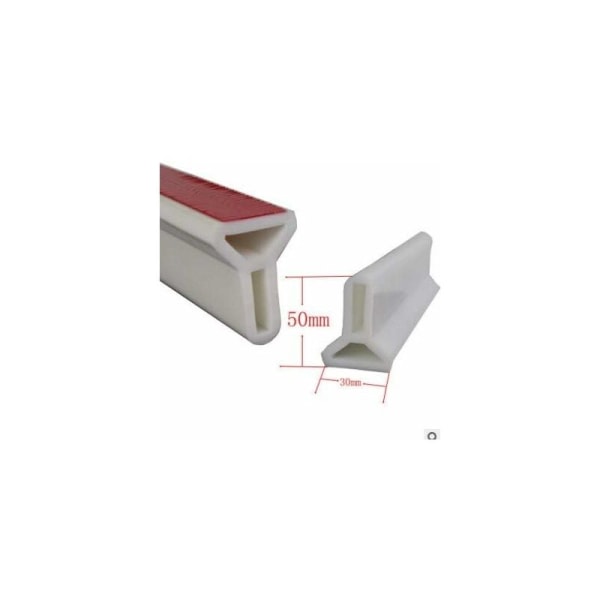 Foldbar dusjbarriere og oppbevaringssystem for vanndemning og holder vann inne i terskelen (1M) - Fei Yu