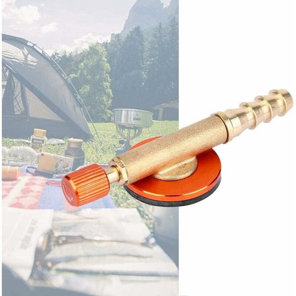 Gaspåfyldningsadapter, messing gas komfuradapter universel gaspåfyldningsadapter holdbar gasskifteadapter til udendørs camping