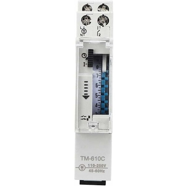 Rail Time Switch Intelligent DIN Rail Timing Control Switch TM610C 220V Timer Relay til gadebelysning