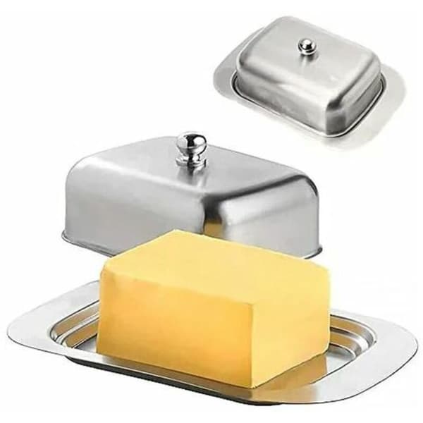 Isolerad smörgåsask i rostfritt stål med lock