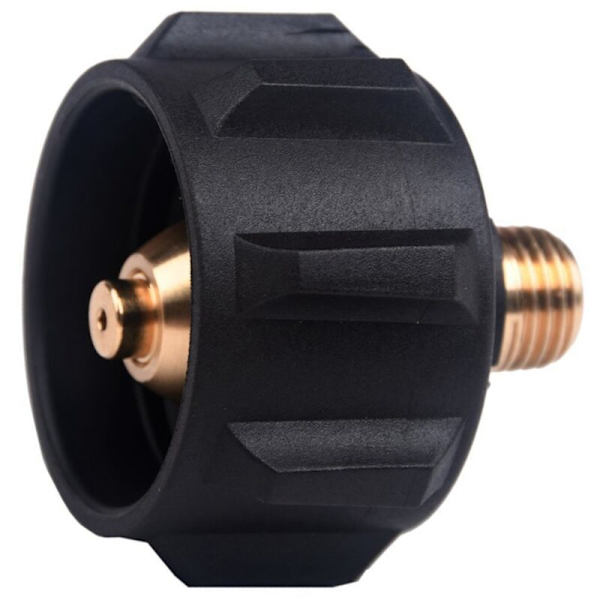 QCC1 Propangasadapter Gasregulator Ventilkoppling med mutter och 1/4 tum han gänga