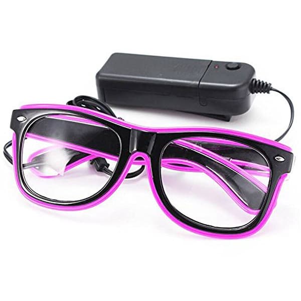 LED-valolasiset juhlaleikkilasiset Violetti