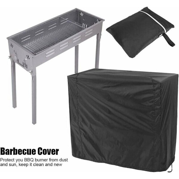 Grillöverdrag, Anti-UV/Anti-vatten/Anti-fukt Grillöverdrag UV-skydd Damm Vatten Vindtåligt för Utomhus Grill Trädgård Uteplats Grill ，80x66x100cm