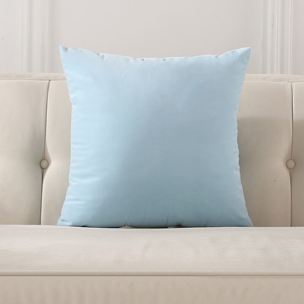 Putetrekk, Fargerik Multi-Farge Valgfri Myk Enkelt Pute Solid Pute Sofa Pute Kontor Pute Putetrekk 40x40CM (Ingen Innsats) - Lys