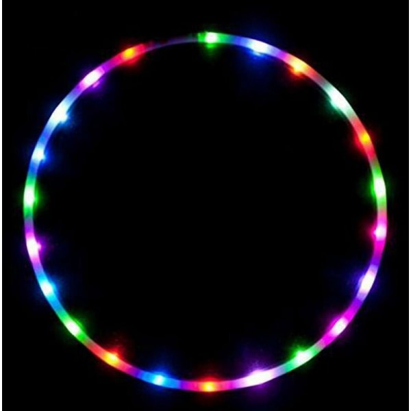 LED Hula Hoop, Färgförändrande Hula Hoop, Olika Ljusstarka Hula Hoops för Viktminskning, Kroppsbyggande, Fitness -