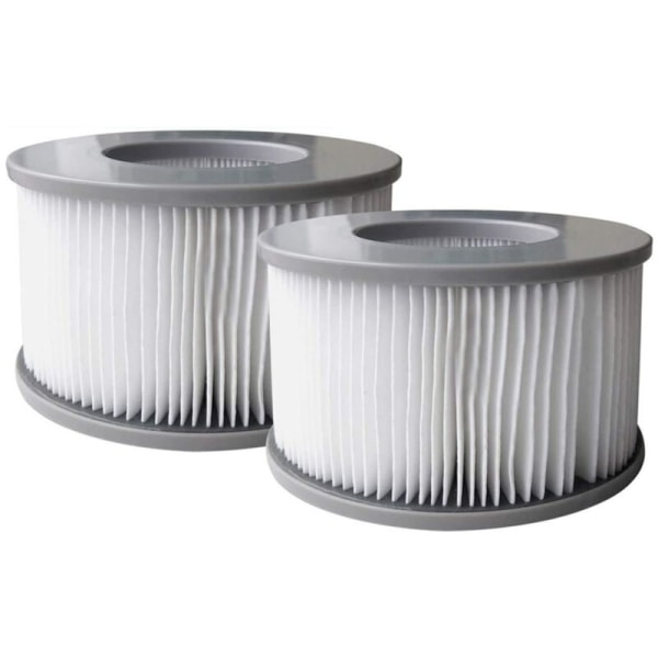 Spa-pump och filter, Set med 2 filterpatroner för uppblåsbart spa