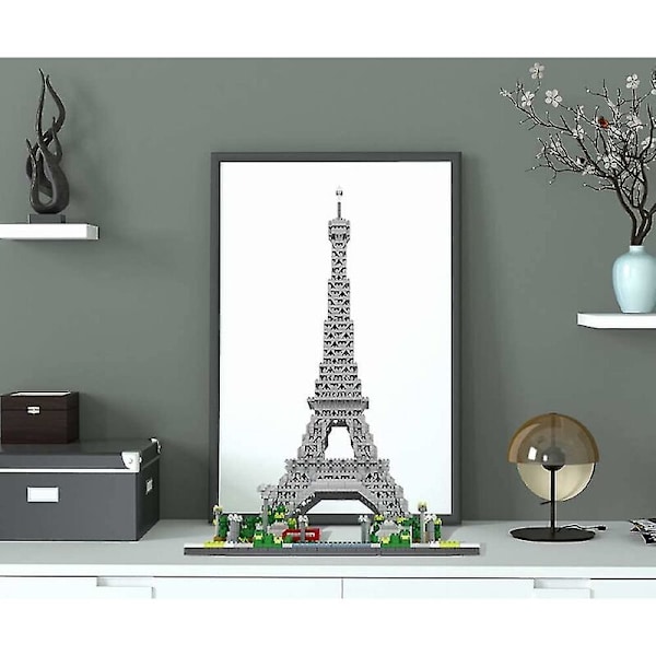 Byg Eiffel-tårnet Miniature Blocks Set, 3369 stykker Miniature Blocks 3d puslespil legetøj, gaver til voksne og børn