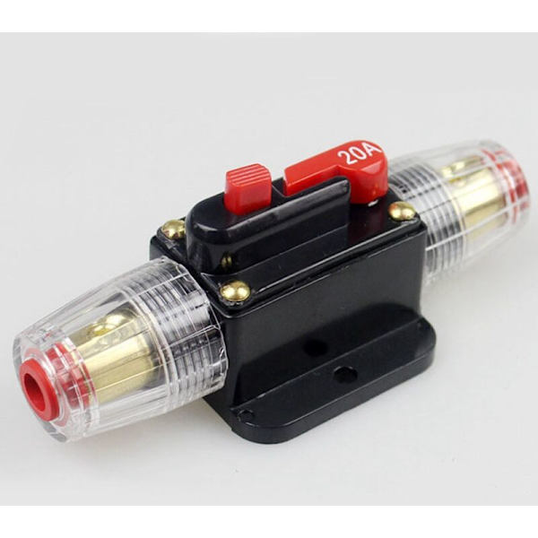 20A 12V-24V DC kretsbryter for bil trollingmotorer Marine Boat ATV lydbeskyttelse