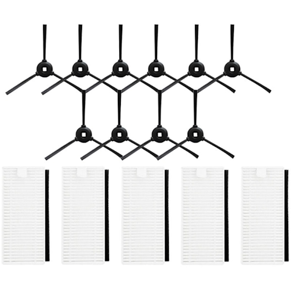 HEPA-filter og sidebørste til udskiftning til M200/M201/M501/M520/M571/T700 robotstøvsuger reservedele