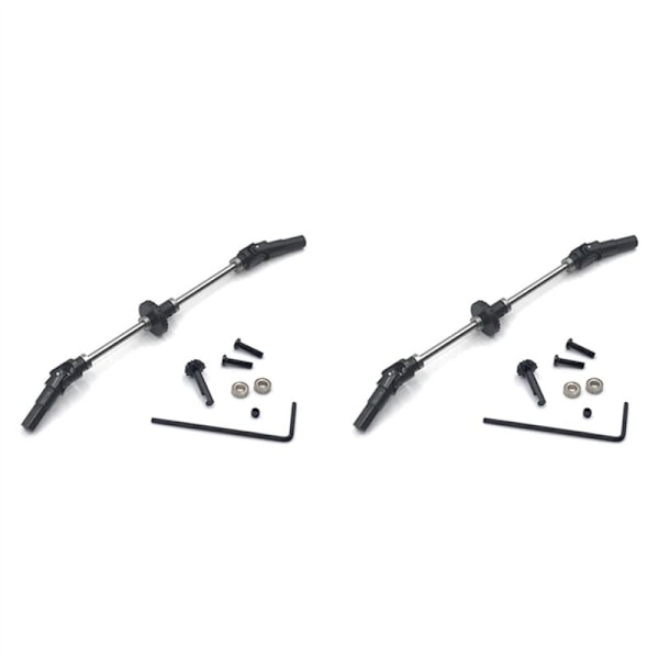 2X Teräsvaihteistosilta-sarja Metalliakselille MN D90 MN-90 MN96 MN98 MN99S MN45 1/12 RC-auton päivitysosat Tarvikkeet