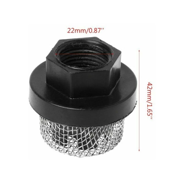 Slangeindløbsfilter Sugfilter Meshfilter Luftløs Malingssprøjte Udskiftning Indløbsslange Kompatibel med Ultra Luftløs Sprøjte 390 395 495