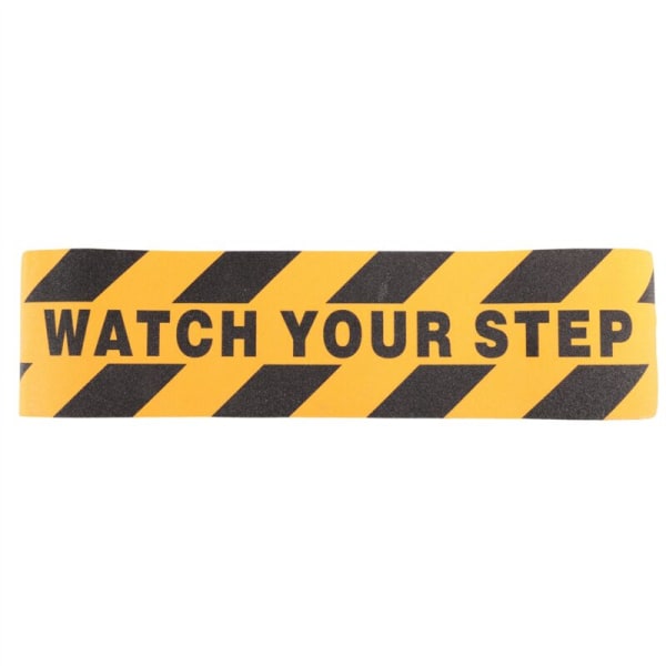 Se på dine skridt gulvmærkater klistermærker 6X24 tommer advarselsskilt klistermærke gulvbånd skridsikker slibende klæbebånd klistermærke