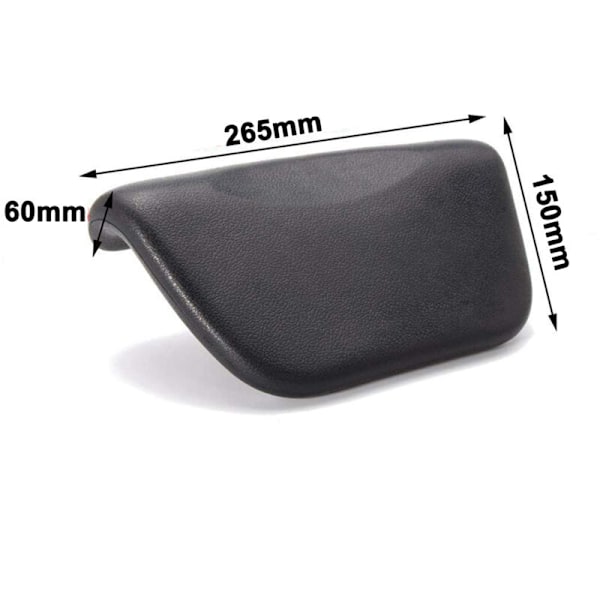 Badkudde Huvudstöd Mjuk Hem PU Läder Badrumstillbehör Sugkopp Nackstöd Halksäker Kudde Ergonomisk och Bekväm Badkar