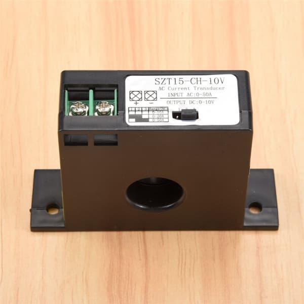 SZT15-CH-10V Vekselstrøms-transmitter Strømspole AC 0-50A til DC 0-10V