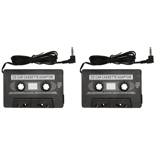 2 kpl 3,5 mm AUX-auton MP3-CD-sovittimen lähettimet