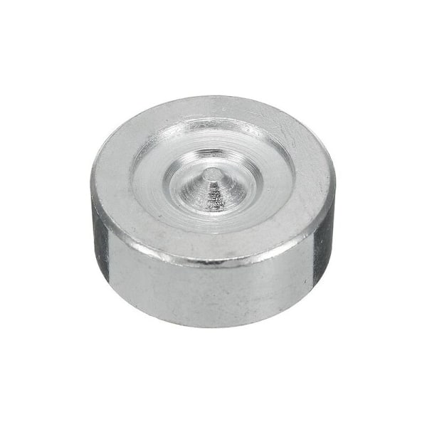 Stans för Snap Button Press Fästverktyg 85x8mm + Bas 24mm Silver