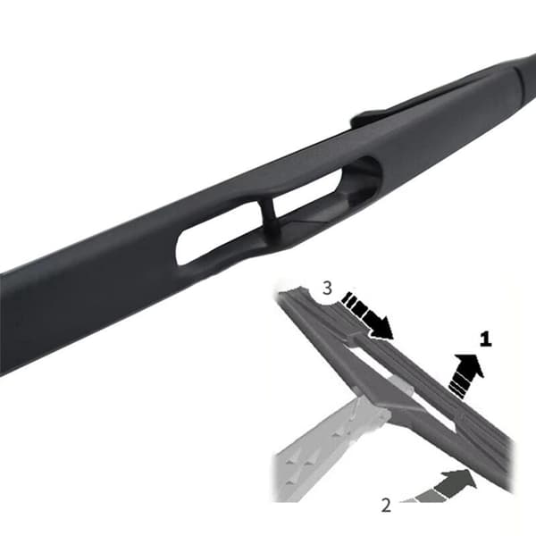 2X Bagagerudeviskerblad & Arm Sæt til Scenic 2 / Grand Windscreen 2003 - 2009