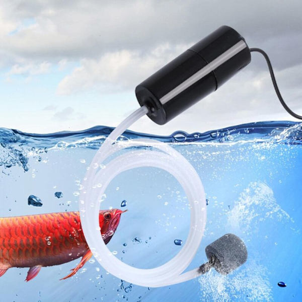 Liten vattenpump Tyst Submersible Vattenpump med Stabil Luftutsläpp 5V Hemvattenpumpar Vattentät Tyst Syre Booster Pump för Hushållsbruk