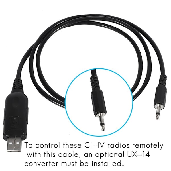 CI-V USB-grænsefladekabel til Icom CT-17 Radio IC-706