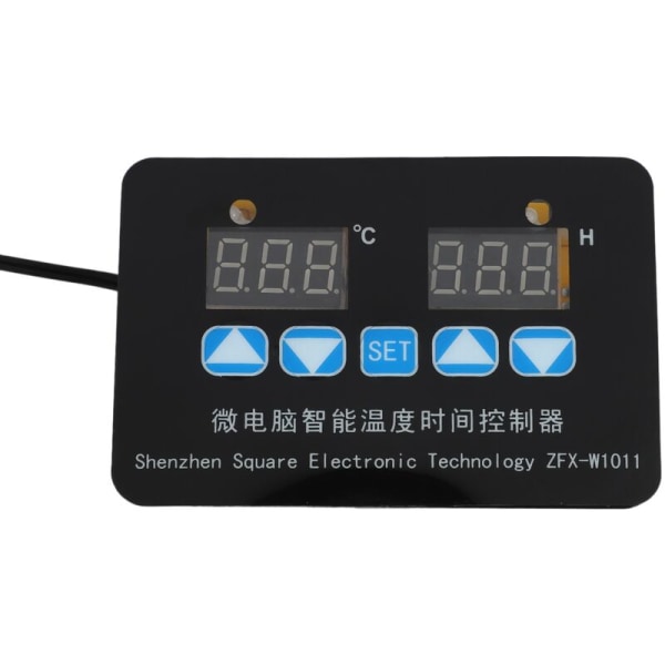 ZFX-W1011 Mikrocomputer Digital Display Temperaturregulator Intelligent Termostat Justerbar Tidsregulator Elektronisk Temperaturstyring Swit