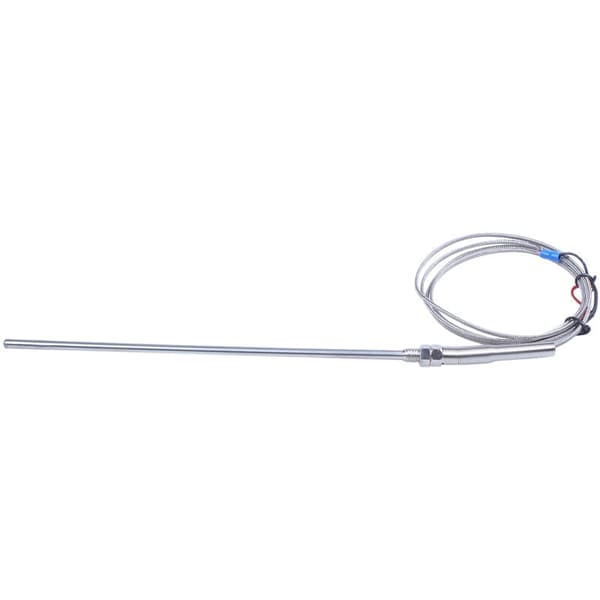 K-type 20 cm termoelementprobe, høytemperaturprobe 1,5 m