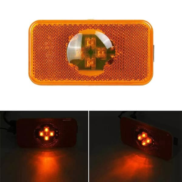 2X 24V LED-sidemarkerlys for lastebiler FM /