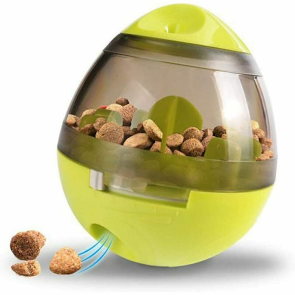 Hunde godbid bold, foderdispenser til hunde og katte, madbold, interaktivt legetøj, langsomt spisebold, Sunny