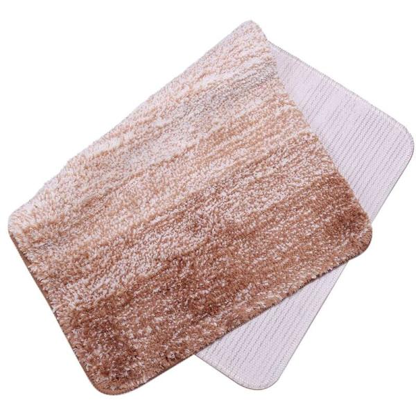 Sisäovien matto etuoven mattoon, kestävä konepestävä sisäänkäyntimatto sisämatto kylpyhuoneen mattoon keittiöön (Gradient Brown)