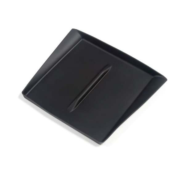 Til Model 3 2024 Center Console Oplader Uden Skridsikker Silikone Måtte Interiør Tilbehør (Sort)