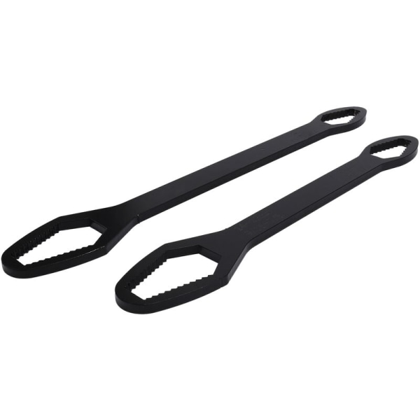 Universaali Torx-avain, kaksipäinen itsekiristävä räikkäavain, 8-22 mm säädettävä ruuvinmutteriavain, musta