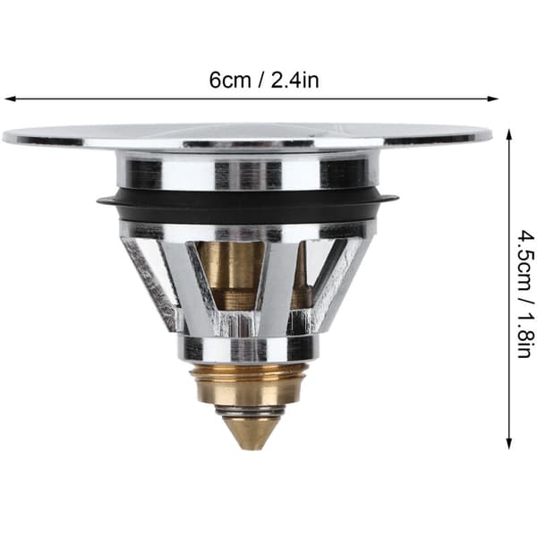 Bounce Basin Drænfilter med Flange Vask Drænprop Bad Dræn Fittings