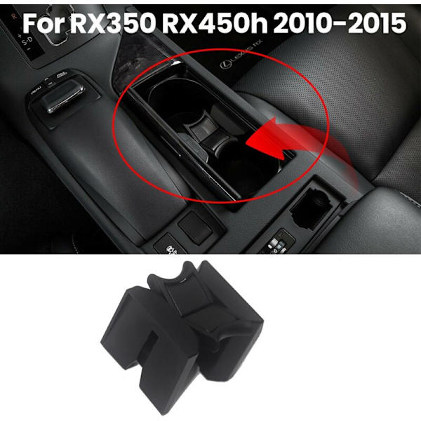 Indsats til kopholder i midterkonsol til RX350 RX450H 2010 2011 2012 2013 2014 2015 Ny 55618-0E040