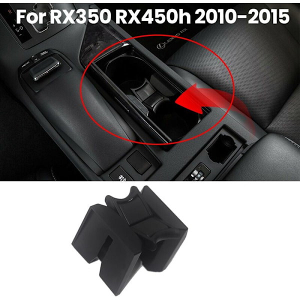 Insats för mugghållare i mittkonsolen för RX350 RX450H 2010 2011 2012 2013 2014 2015 Ny 55618-0E040