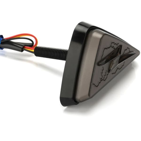 LED-blinkers för motorcykel, triangulär infälld montering, enkel installation, vattentät