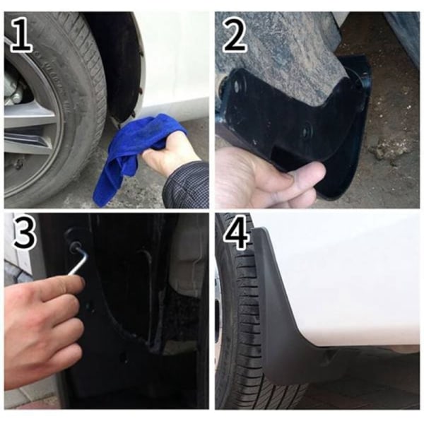 Bilskærme til - Atto 3 Yuan plus EV 2021-2023 Stænklapper - Mud Accessories