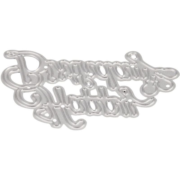 Fødselsdagsfestkort Metal Skæredør Til Scrapbooking Stencils DIY Album Kort Dekoration Embossing Folder Die Craft Dies