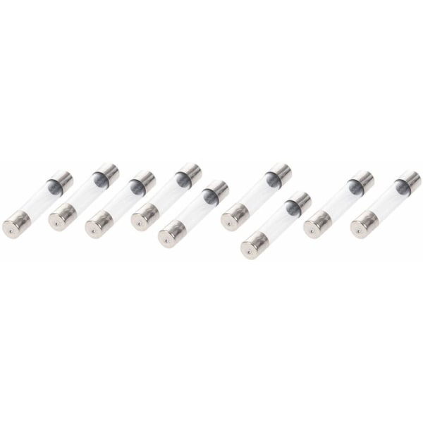 50 st 250V 1,5 Amp säkringar glasrörssäkringar 6 mm x 30 mm