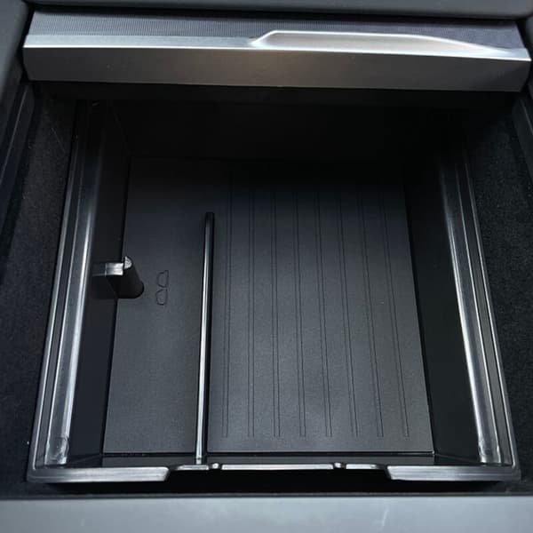 For Model 3 2024 Bil Midtkonsoll Organizer Tilbehør Oppbevaringsboks Skuff - med Smooth Slide Technology
