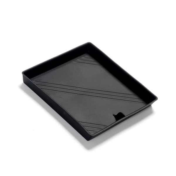 Til Model 3 2024 Midterkonsol Organizer Bakke Pad Silikone Armlæn Opbevaringsboks Bundmåtte, Sort