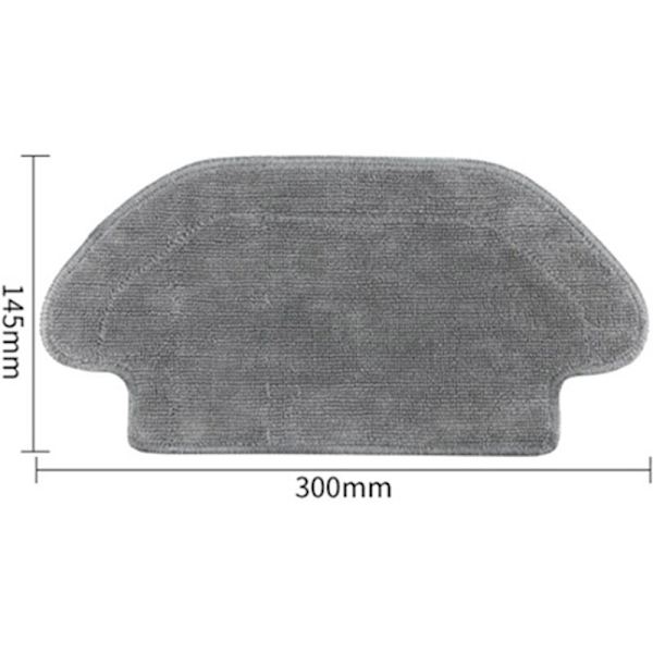 Vådt/Tørt Mop Klud Pad Tilbehør Kompatibel med XiaoMi Mijia STYJ02YM Viomi V2 PRO V-RVCLM21B Robotstøvsuger Del