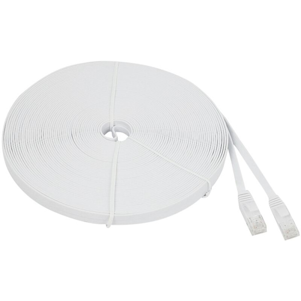 Ethernet-kabel 6 100 ft (30 meter) LAN-patchkabler til internetnetværk, flade og tynde, computer High Cat6