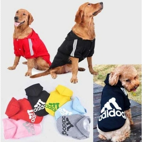 Sport Hund / Katt Hoodie Storlek S till 9XL 7 färger, Svart, 5XL