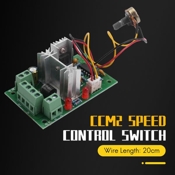 12V 24V 30V 120W PWM Justerbar DC Motorhastighetskontroller CCM2