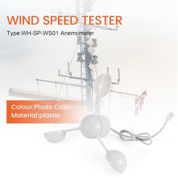 Anemometer Vindmätningsinstrument Vindsensor Meteorologiska Instrumenttillbehör