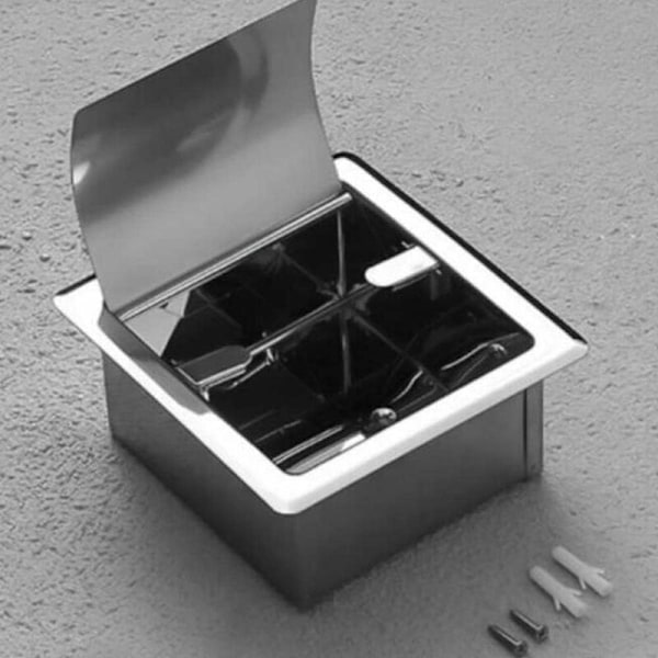 Rustfrit toiletpapirholder i rustfrit stål til vægmontering -