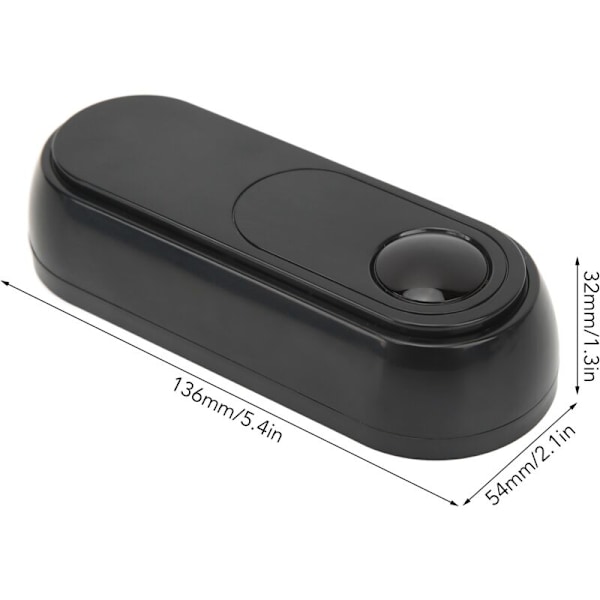 Standalone Alarm, Trådløs Infrarød Dørstrålesensor, Tyverialarm, IP55 Vandafvisende, til Automatisk Stationsdør
