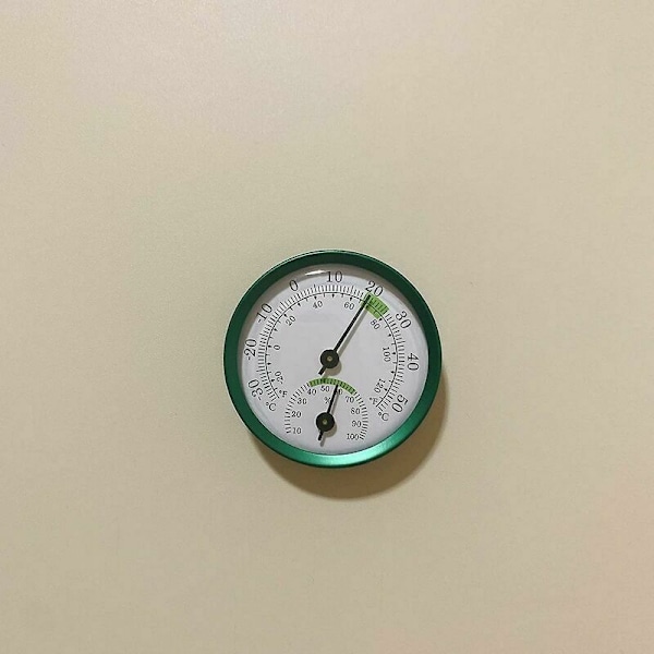 Set med 2 självhäftande fönstertermometrar för utomhus trädgård Analog fönstertermometer