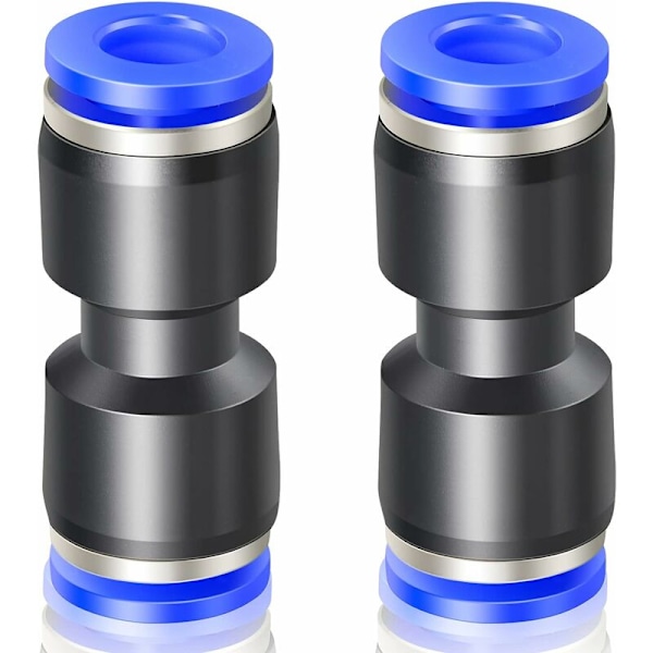 10 st Blå 4mm OD Raka Push-to-Connect Kopplingar (PU-4)