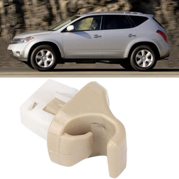 Til Ny 2003-2007 SOLSKÆRM FASTGØRELSESKLIP - BEIGE INTERIØR